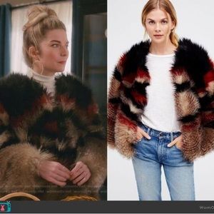Brown Faux Fur Fluffy Coat